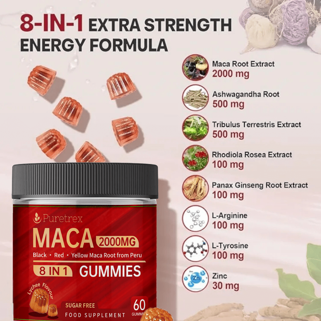 Maca Root 8-in-1 Gummies