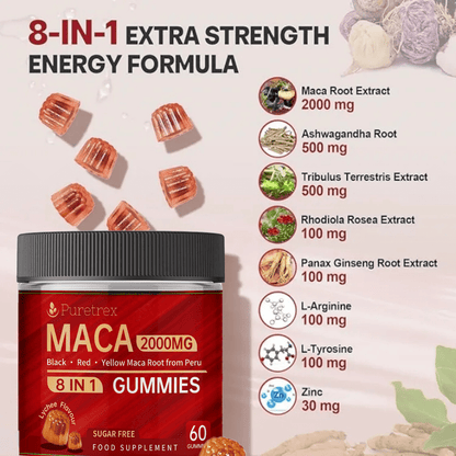 Maca Root 8-in-1 Gummies