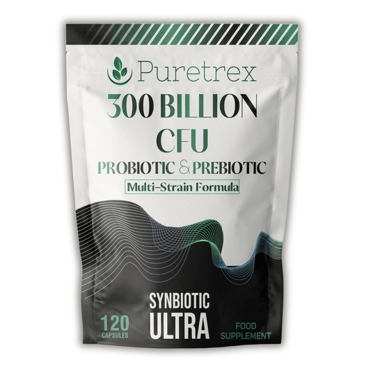 300 Billion CFU Probiotic & Prebiotic - Multi-Strain Synbiotic Ultra Formula