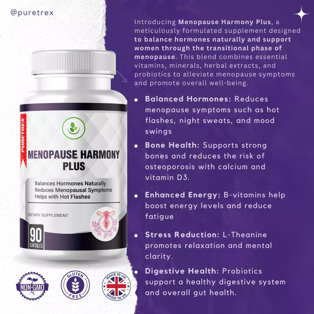 Menopause Harmony Plus – Capsules - PURETREX