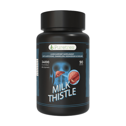 Milk Thistle 24,000mg – Capsules - PURETREX