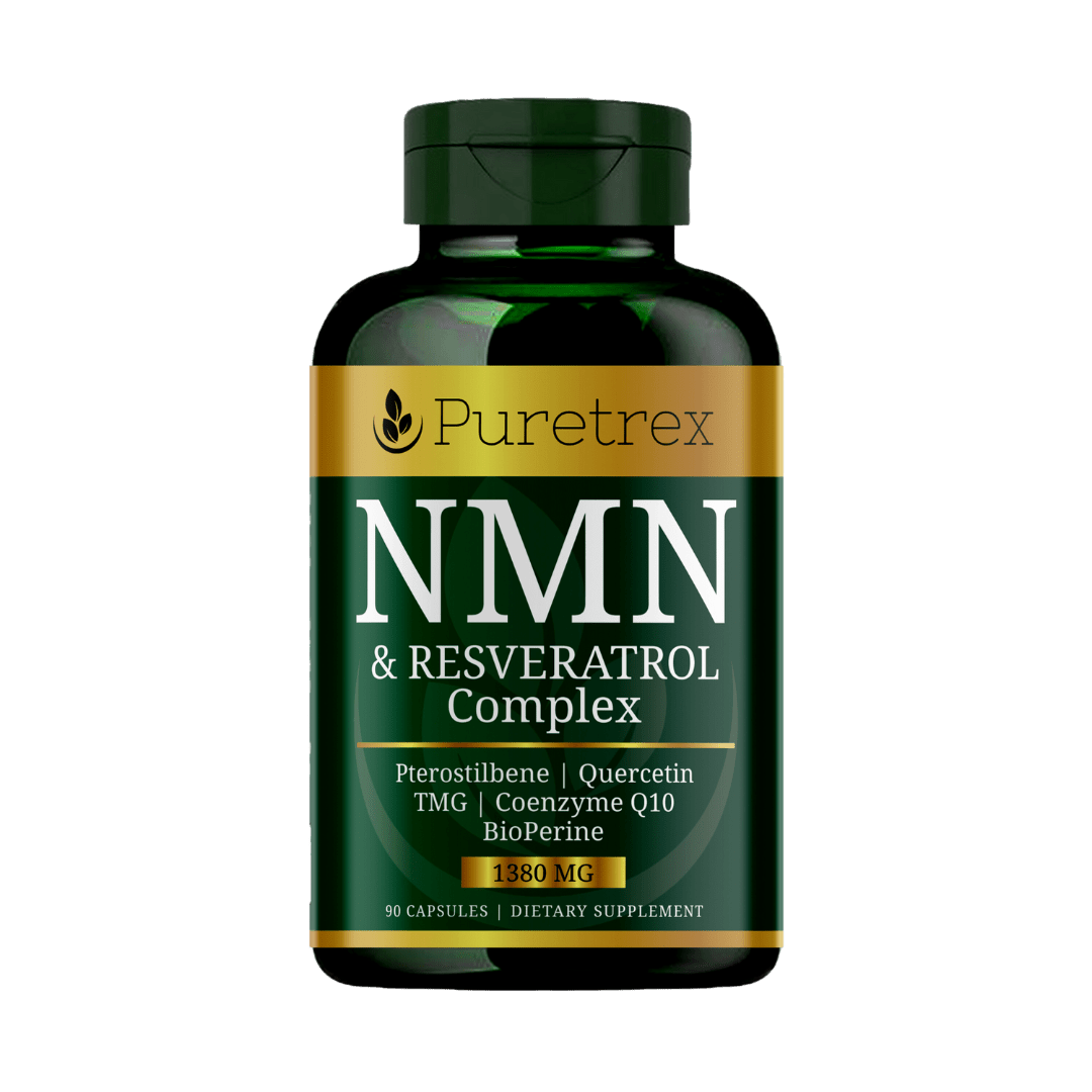 NMN and Resveratrol Complex 1380mg Capsules - PURETREX