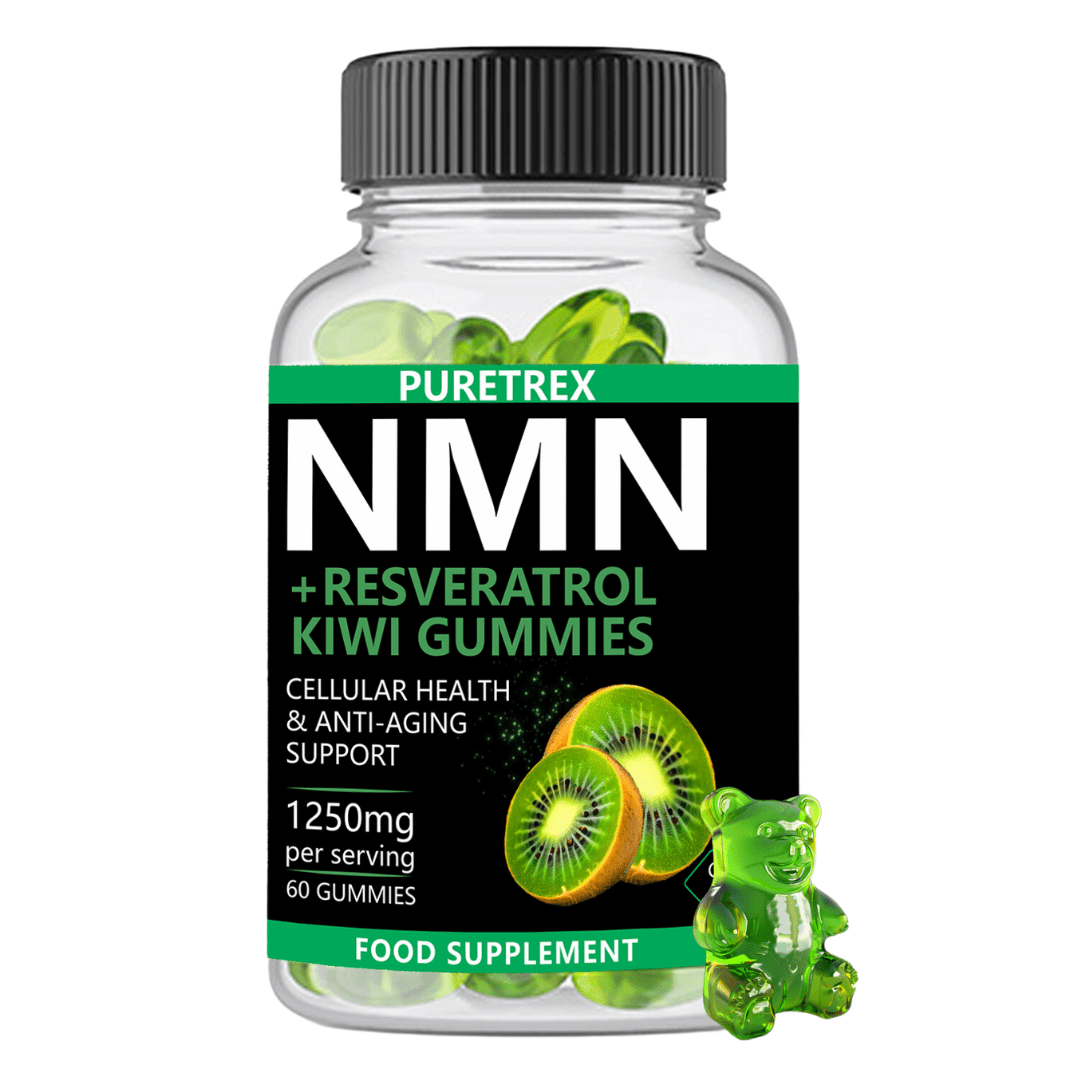 NMN + Resveratrol Kiwi Gummies - PURETREX