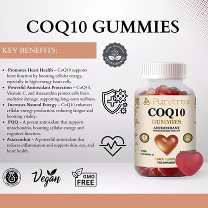 CoQ10 Peach Gummies