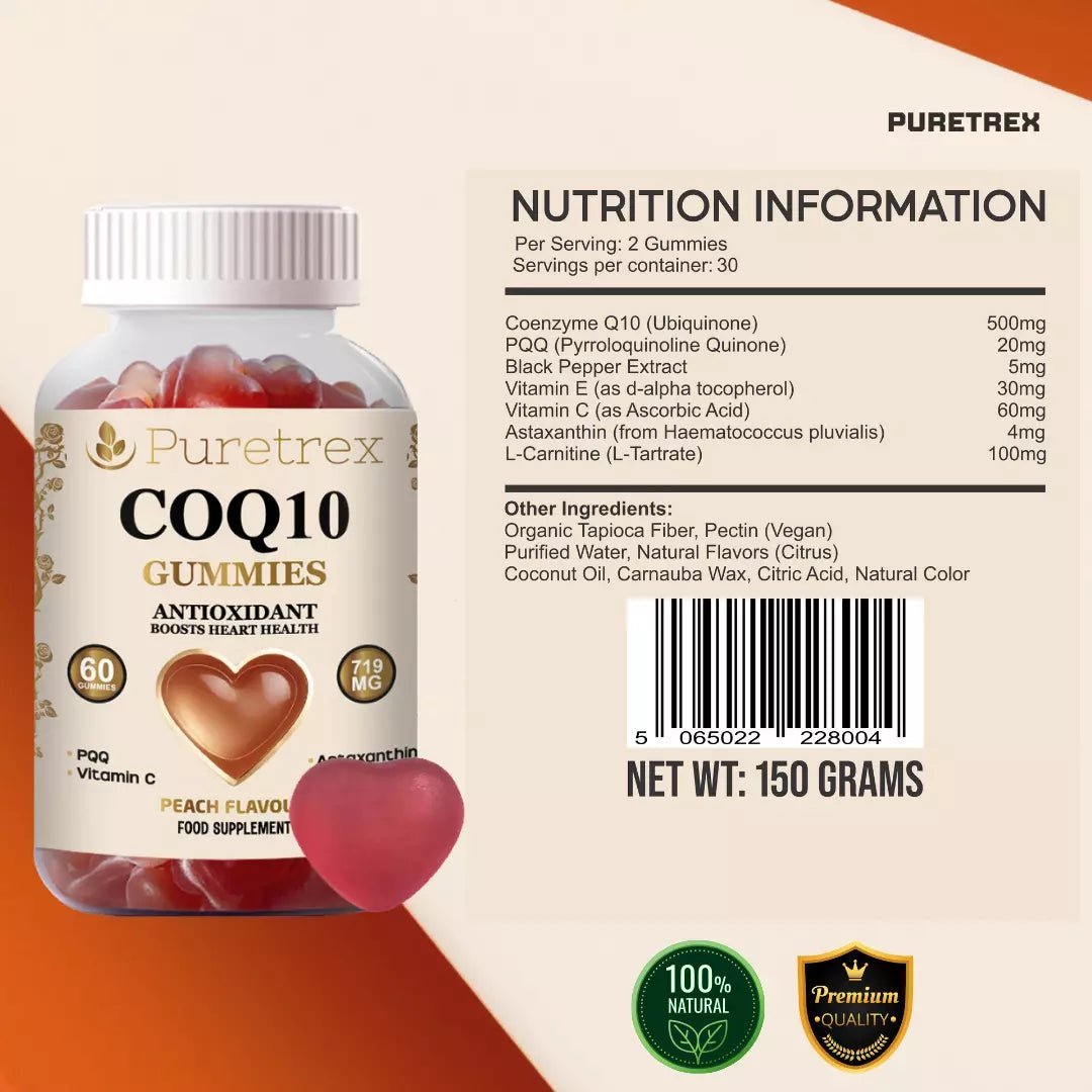 CoQ10 Peach Gummies