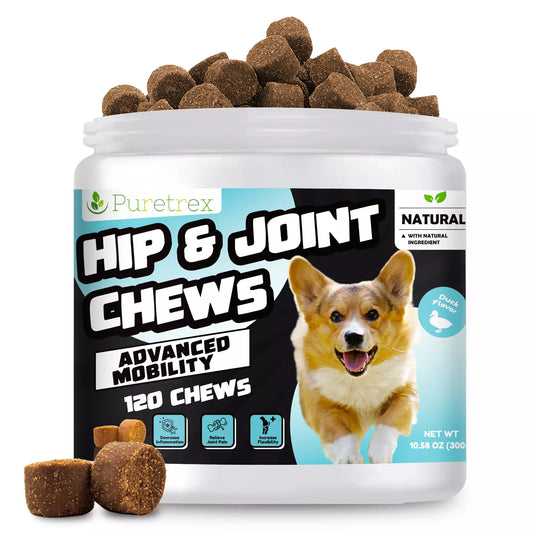 Hip & Joint Care Chews for Dogs Duck Flavor