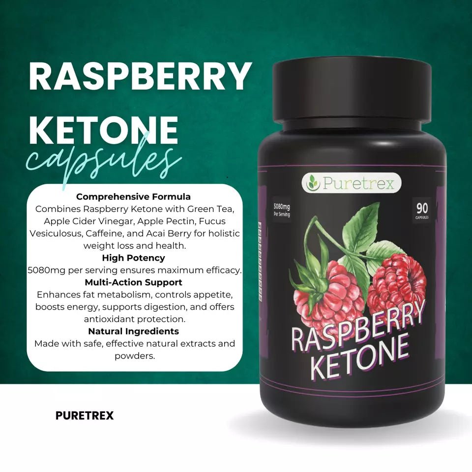 Raspberry Ketone Blend 5080mg Capsules - PURETREX